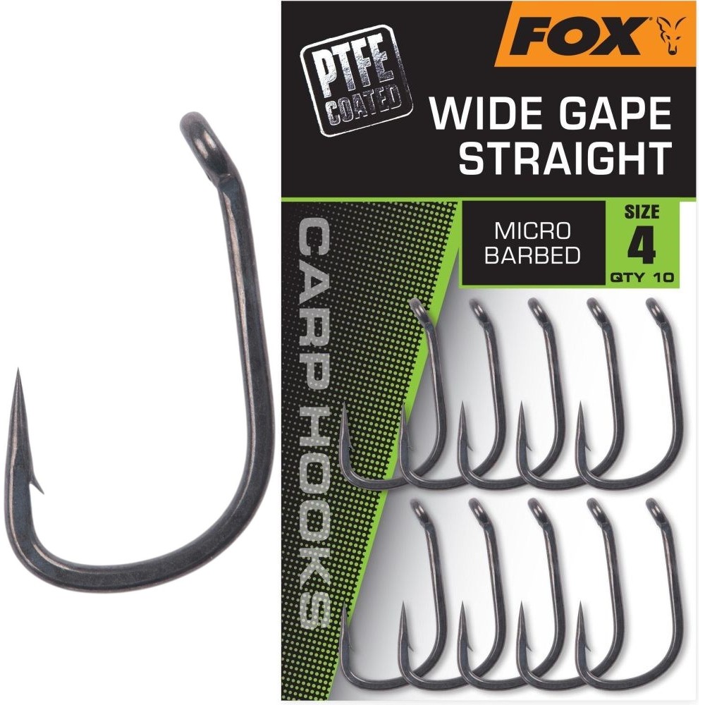 Fox háčiky wide gape straight 10 ks - 5