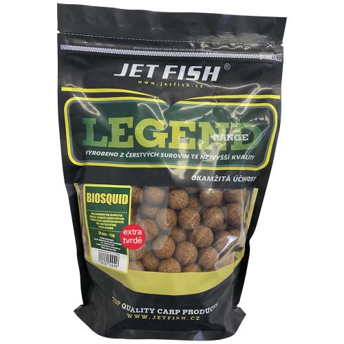 Jet Fish Extra Tvrdé Boilie Legend Range Biosquid 250 g