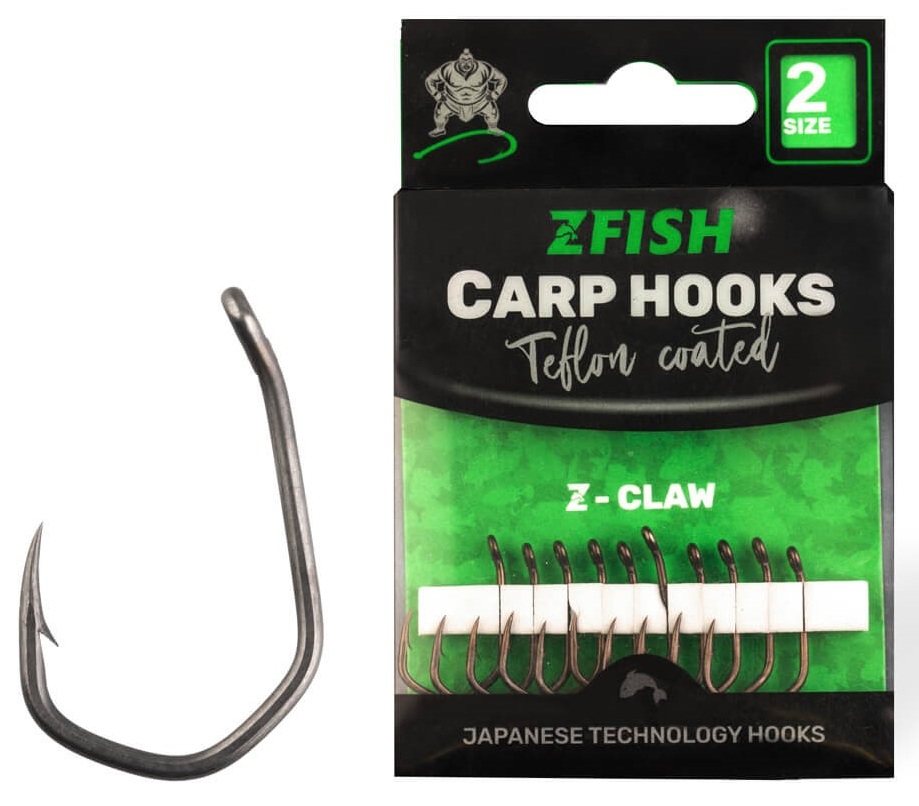 E-shop Zfish teflonové háčiky z-claw 10 ks - 2
