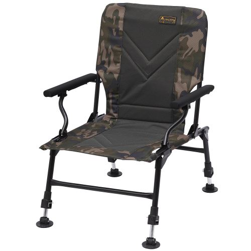 Prologic Kreslo Avenger Relax Camo Chair W/Armrests Covers