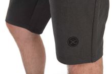 Matrix Kraťasy Black Edition Jogger Shorts Dark Grey Lime (7)