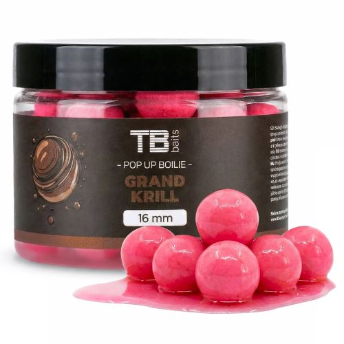 TB Baits Plávajúce Boilie Pop-Up Grand Krill + NHDC 50 g