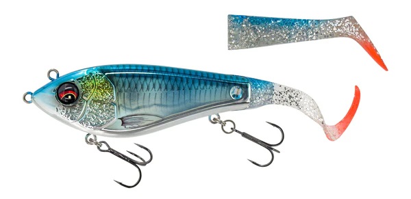 Savage gear wobler deviator taill ss blue chrome - 16,5 cm 48 g