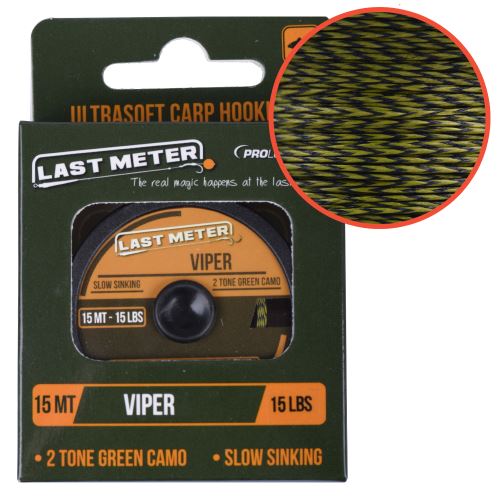 Prologic Nadväzcová Šnúrka Viper Ultra Soft 15 m Camo
