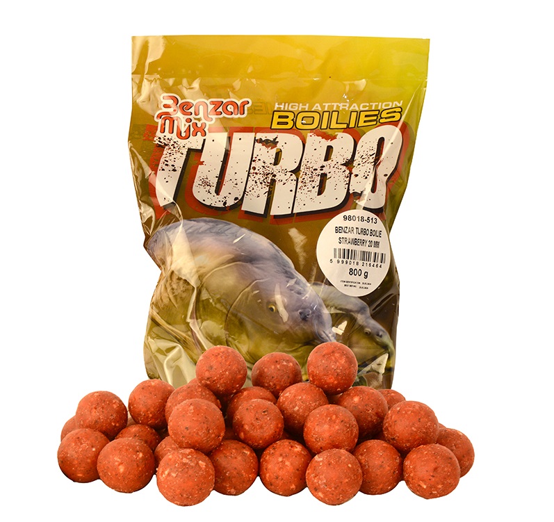 Benzar mix turbo boilie 15 mm 800 g - fish garlic