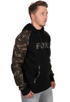 Fox Mikina Black Camo Raglan hoodie (1)