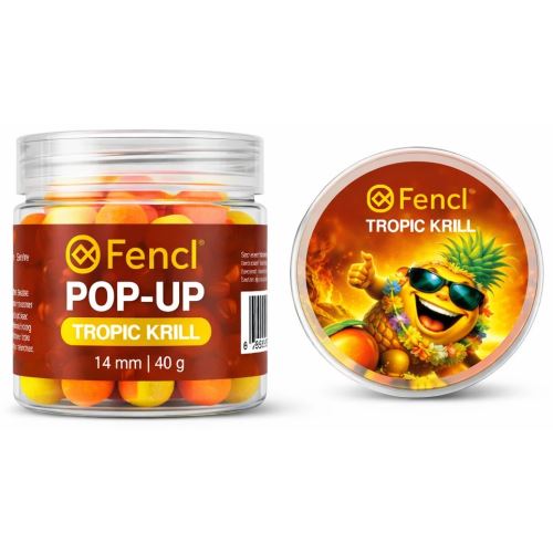 Fencl Plávajúce Boilie Pop Up Tropic Krill 40 g 14 mm