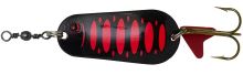 Dam Blyskáč Effzett Standard Spoon UV Fluo Red Black - 3,2 cm 6 g
