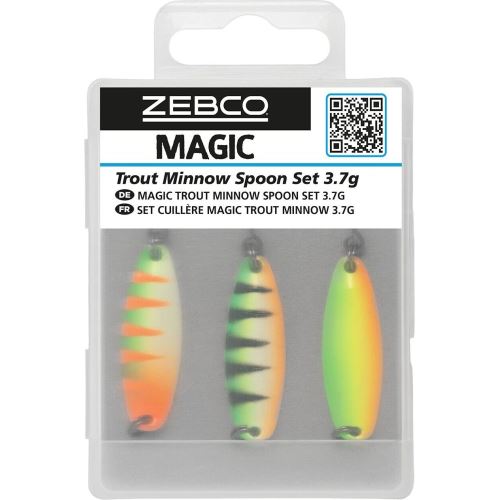 Zebco Plandavka Magic Trout Minnow Spoon Set 3.7 g 3ks