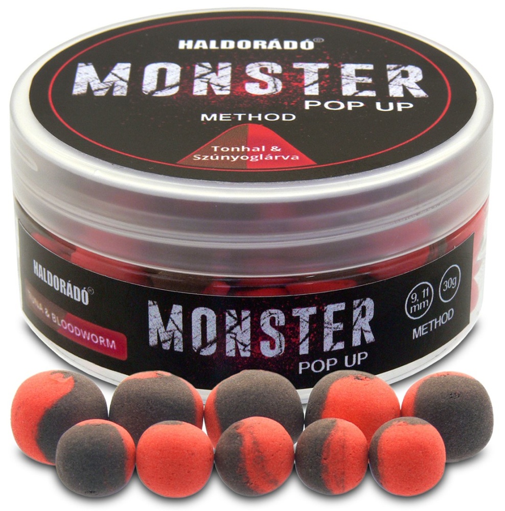 E-shop Haldorádó plávajúce boilie pop-up method monster 30 g 9 + 11 mm - tuniak patentka