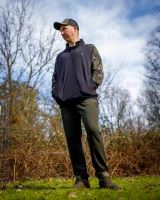 Fox Mikina LW Black Camo QTR Zip (4)