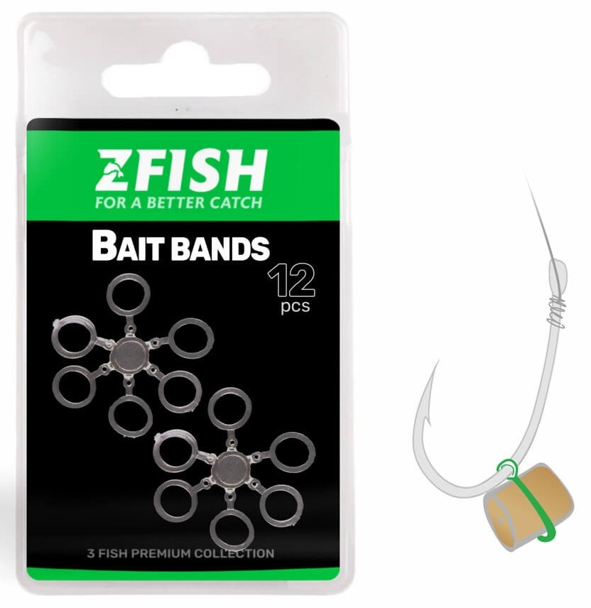 Zfish krúžok nástrahový bait bands - 5,5 mm