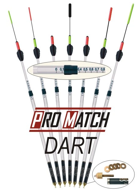 E-shop Cralusso plavák pro match with dart - 5 g