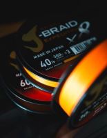Daiwa Splietaná Šnúra J-Braid Expedition X8E Smash Orange 300 m (1)