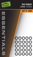 Fox Krúžky Edges Essentials Rig Rings 25 ks - 3,7 mm