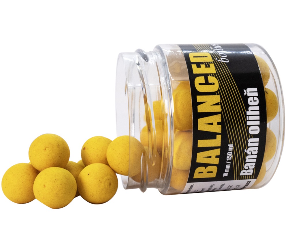 E-shop Carp inferno balanced boilie banán oliheň 150 ml - 16 mm