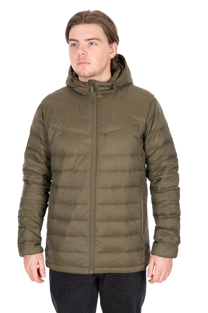 Fox bunda explorer downfill packaway khaki jacket - s
