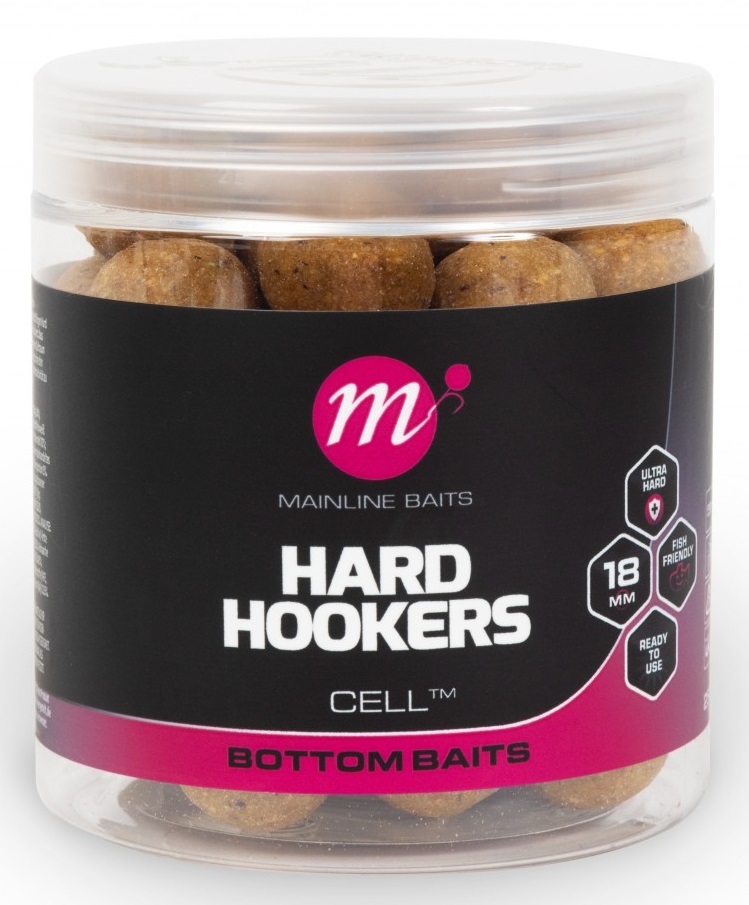 Mainline tvrdené boilie hard hookers cell 18 mm