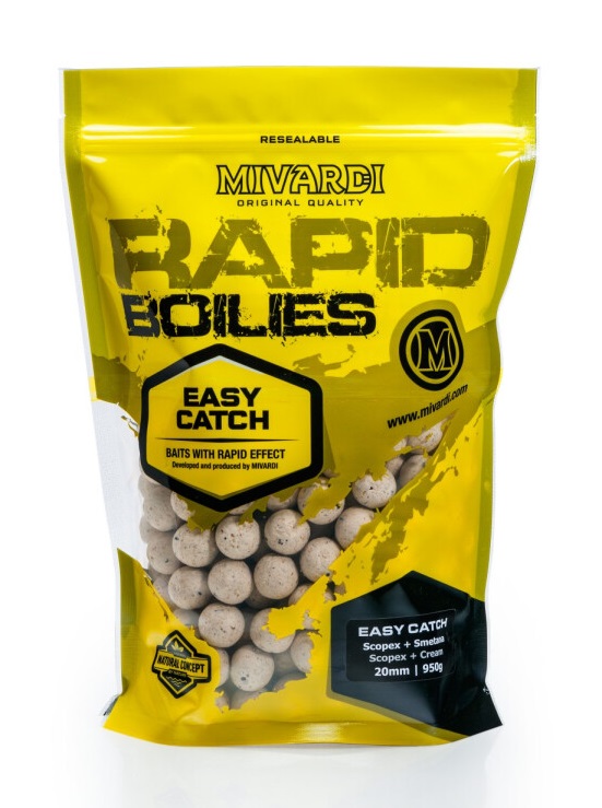 Mivardi boilies rapid easy catch scopex smotana - 3,3 kg 16 mm