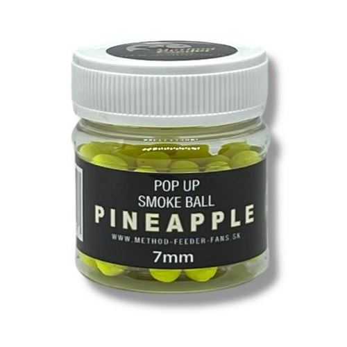 Method Feeder Fans Plávajúce Boilies Pop Up Smoke Ball 7 mm 50 ml