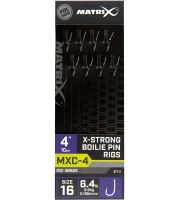 Matrix Náväzec MXC-4 X-Strong Boilie Pin Rigs Barbless 10 cm - Size 16 0,18 mm