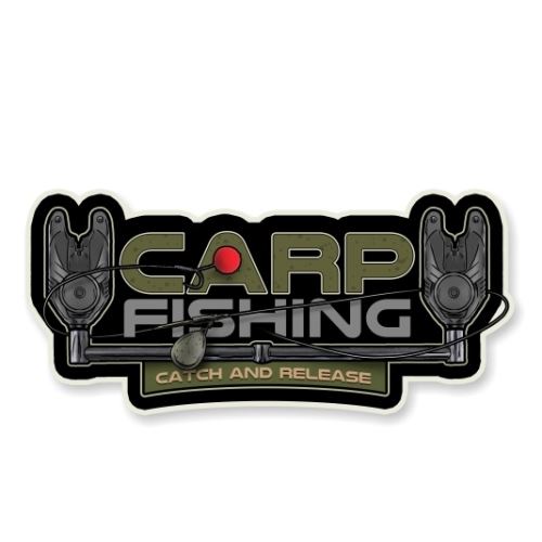 4ANGLERSDESIGN Samolepka 43 Carp Fishing Catch And Release