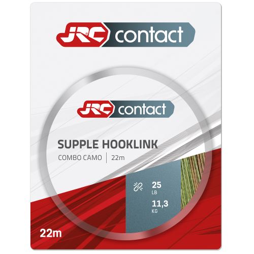 JRC Náväzcová Šnúrka Supple Hooklink Combo Camo 22 m