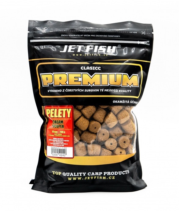 E-shop Jet fish pelety premium clasicc 700 g 18 mm - cream scopex