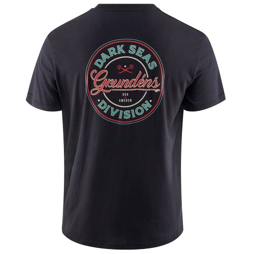 Grundéns Tričko Dark Seas X Grundens Instinctive SS T-Shirt Black