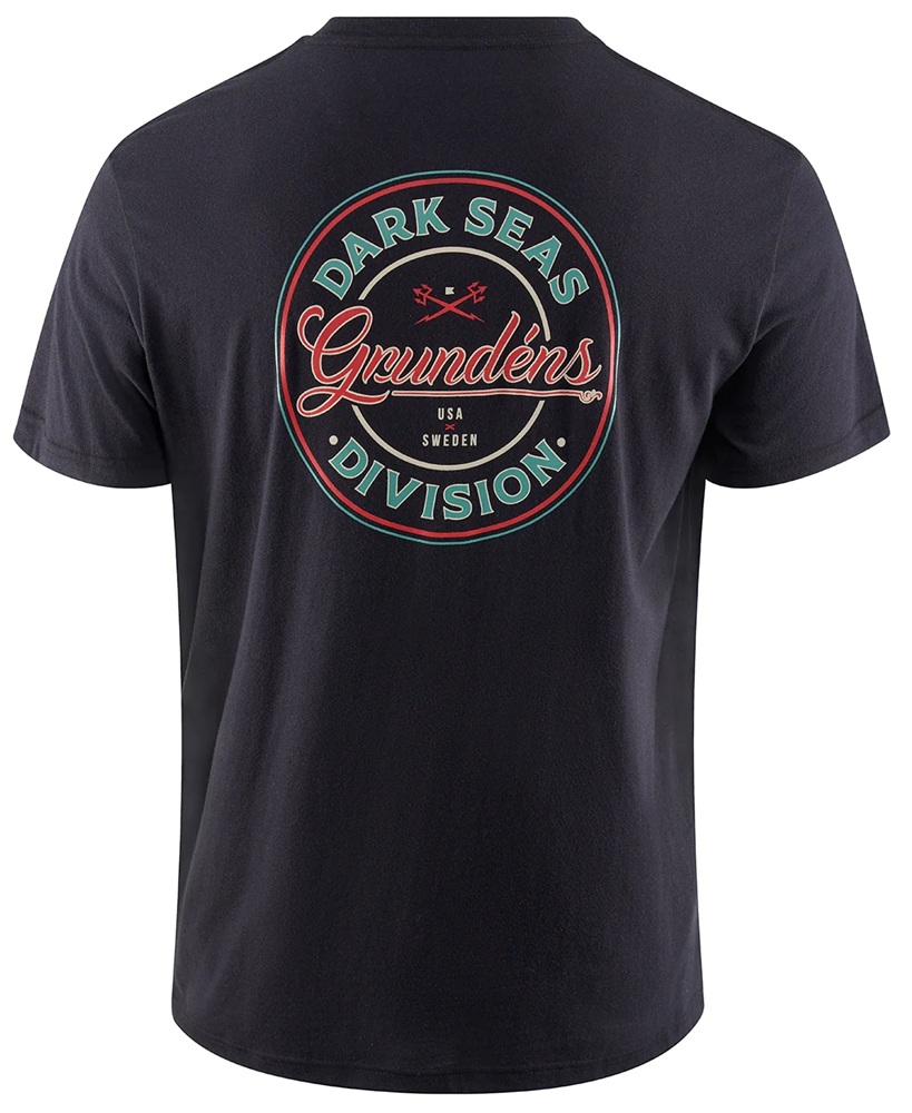 E-shop Grundéns tričko dark seas x grundens instinctive ss t-shirt black - m