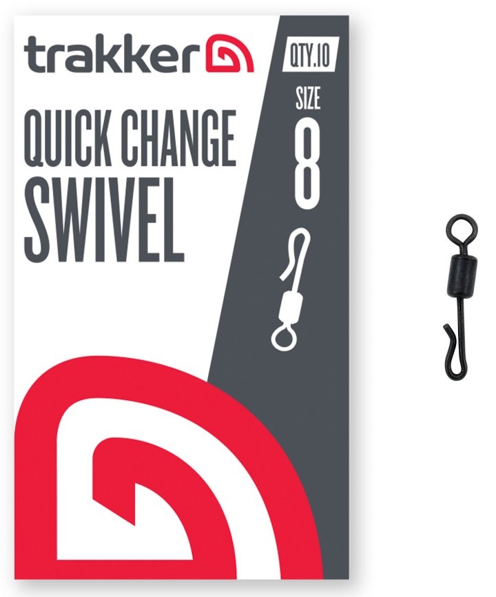 Trakker obratlík quick change swivel veľkosť 8 10 ks