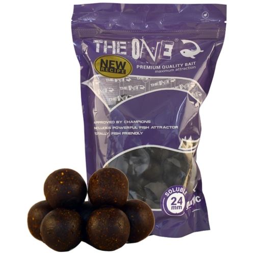 The One Boilies Rozpustné Purple Soluble Krab Čučoriedka 1 kg