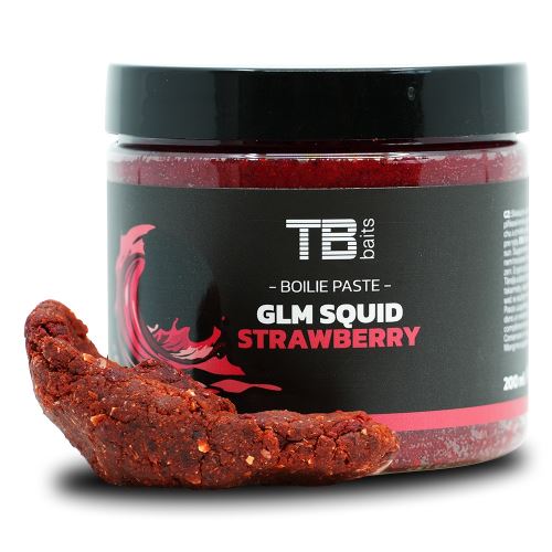 TB Baits Obaľovacia Pasta GLM Squid Strawberry 200 ml