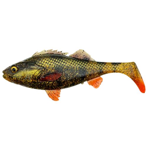 Savage Gear Gumová Nástraha 4D Perch Shad Motoroil - 12,5 cm 20 g