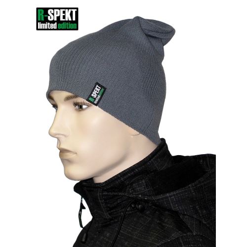 R-spekt Čiapka Slouch beanie style šedá