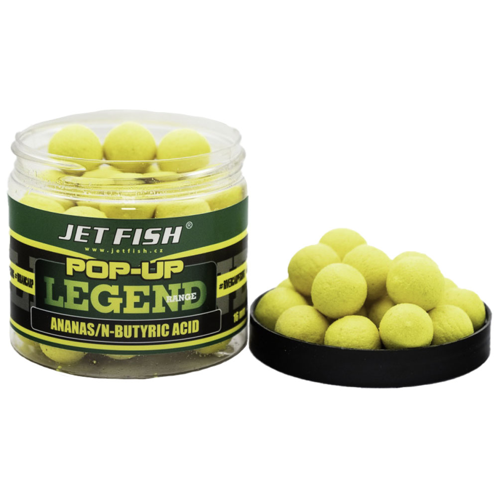 Jet fish legend pop up ananás/butyric - 40 g 12 mm