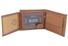 Mercucio Peňaženka Svetlohnedá Vzor 46 Kapor S Prútom (2)