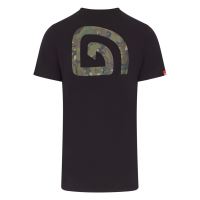 Trakker Tričko CR Logo T-Shirt Black Camo (1)