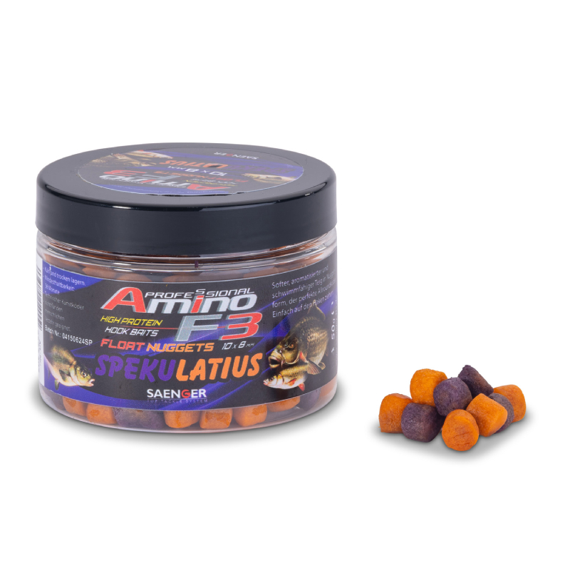 E-shop Saenger pávajúce nugetky amino f-3 mini 8x6 mm 50 g - spekulatius