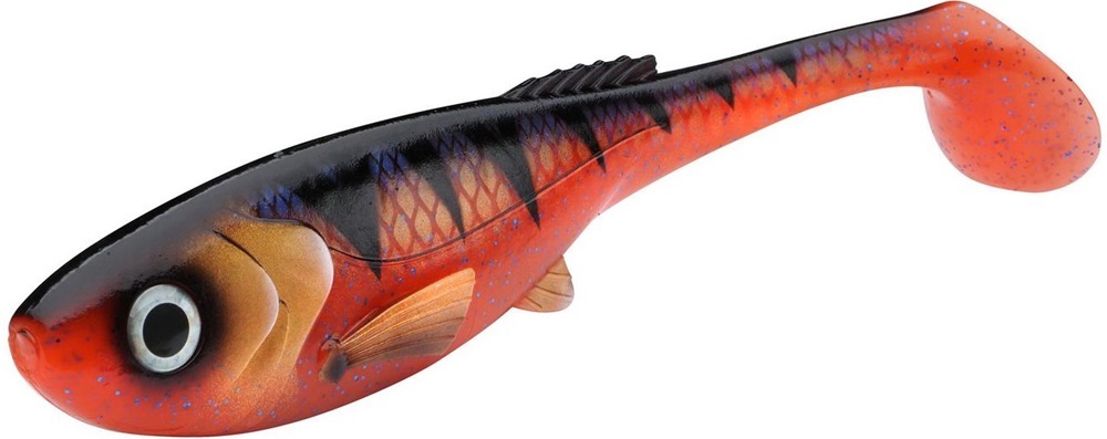 Abu garcia gumová nástraha beast slim paddle albino trout 21cm 94 g 4 ks