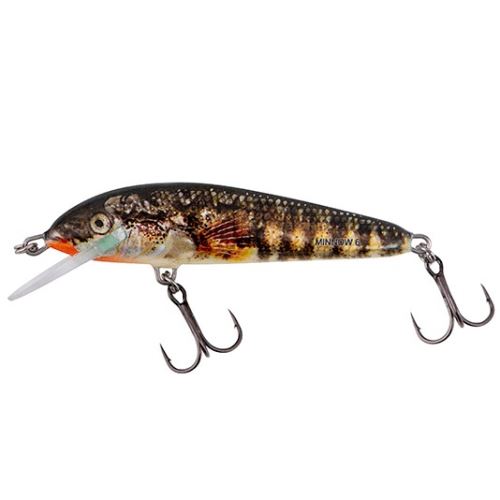 Salmo Wobler Minnow Sinking Holo Stickleback