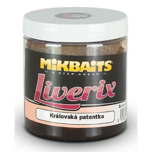 Mikbaits LiveriX Boilie V Dipe Královská Patentka 250 g