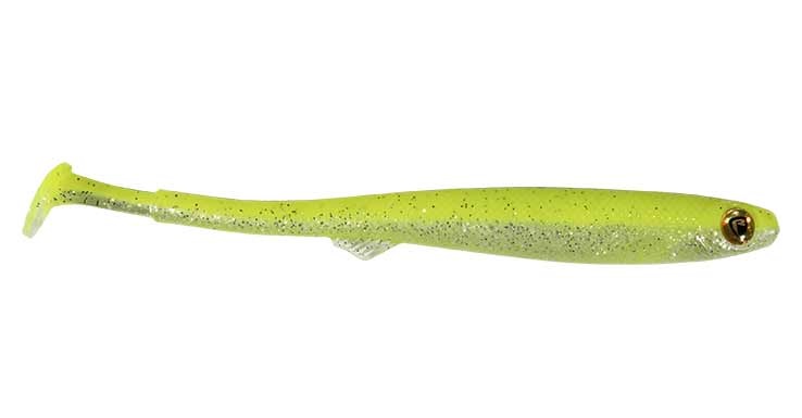 Fox rage gumová nástraha slick fast super soft uv chartreuse ayu - 15 cm