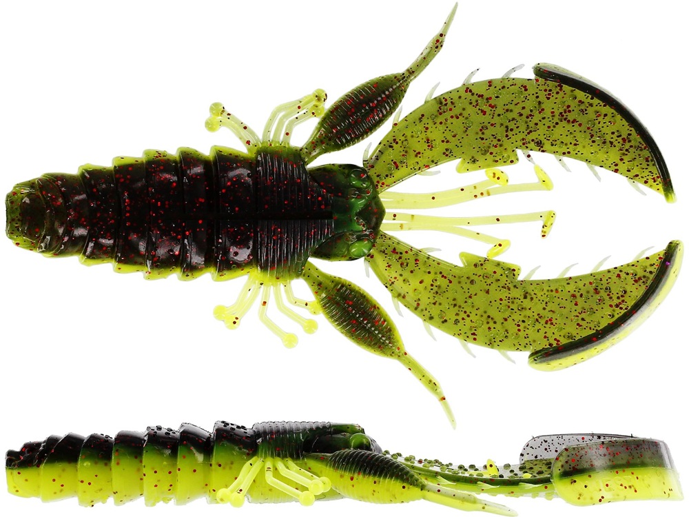E-shop Westin gumová nástraha crecraw creaturebait black chartreuse - 8,5 cm 7 g 5 ks