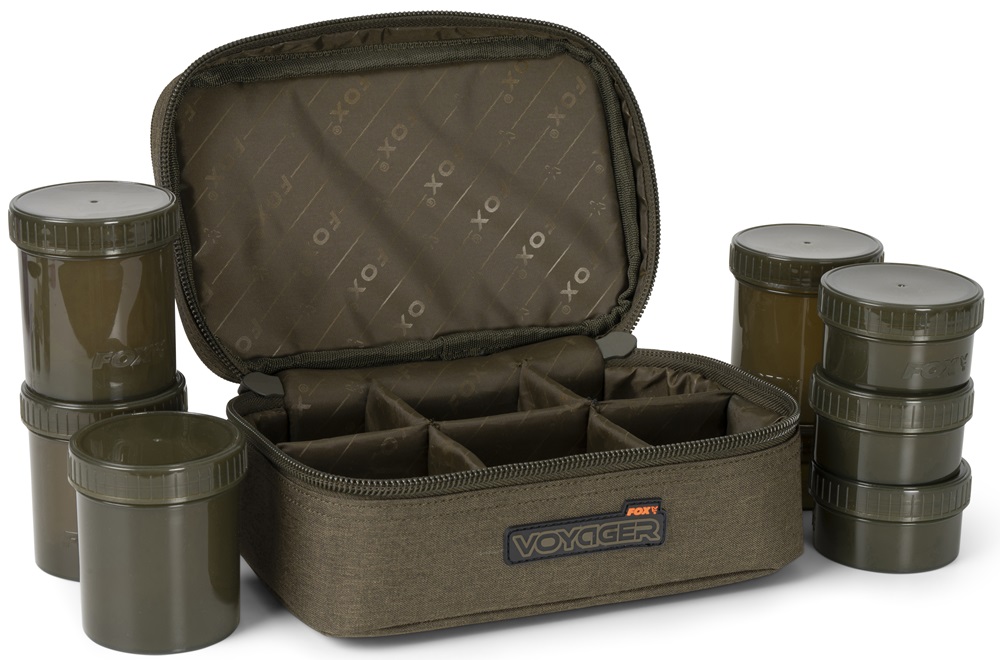 Fox puzdro voyager 8 pot hookbait case