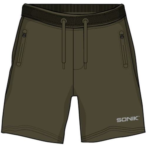 Sonik Kraťasy Green Fleece Shorts