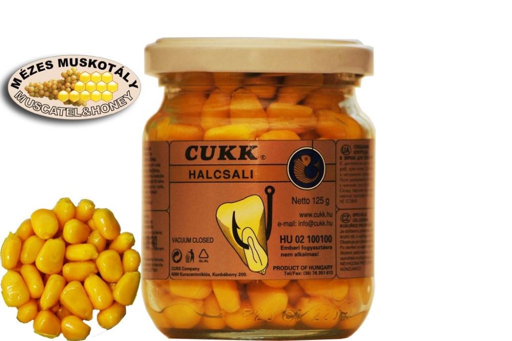 Cukk kukurica bez nálevu 220 ml-med/muškát