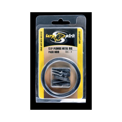 Carp Spirit Klipy Plombs Metal Rig Pack Brown 3pcs