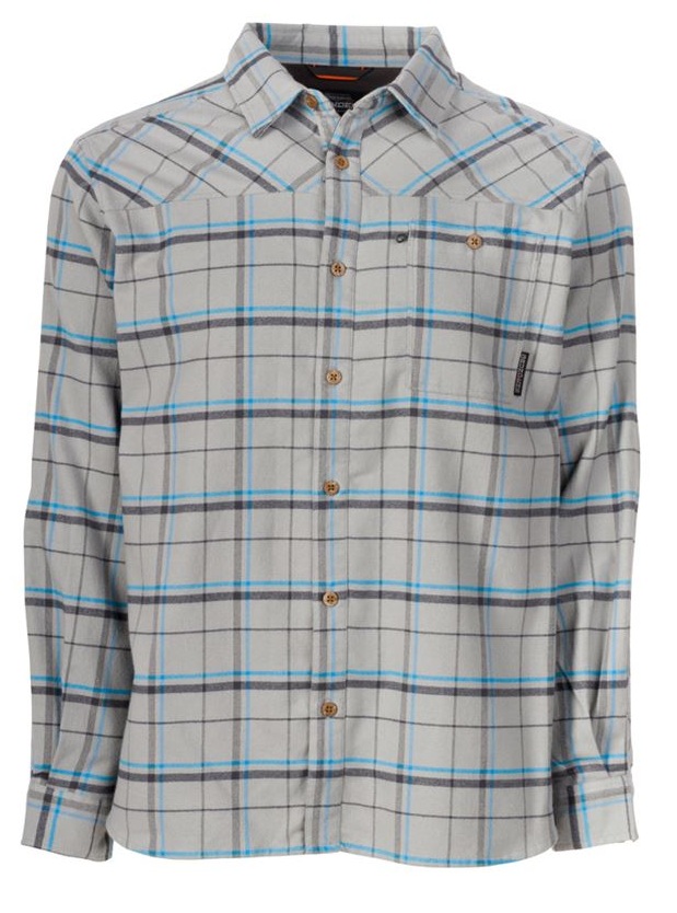 E-shop Grundéns košeľa steelhead flannel metal plaid - l