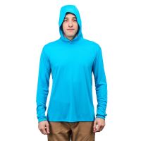 Grundéns Funkčná UV Mikina Tough Sun Hoodie Azure (2)